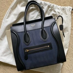 Celine Tri-Color Micro Luggage Bag
